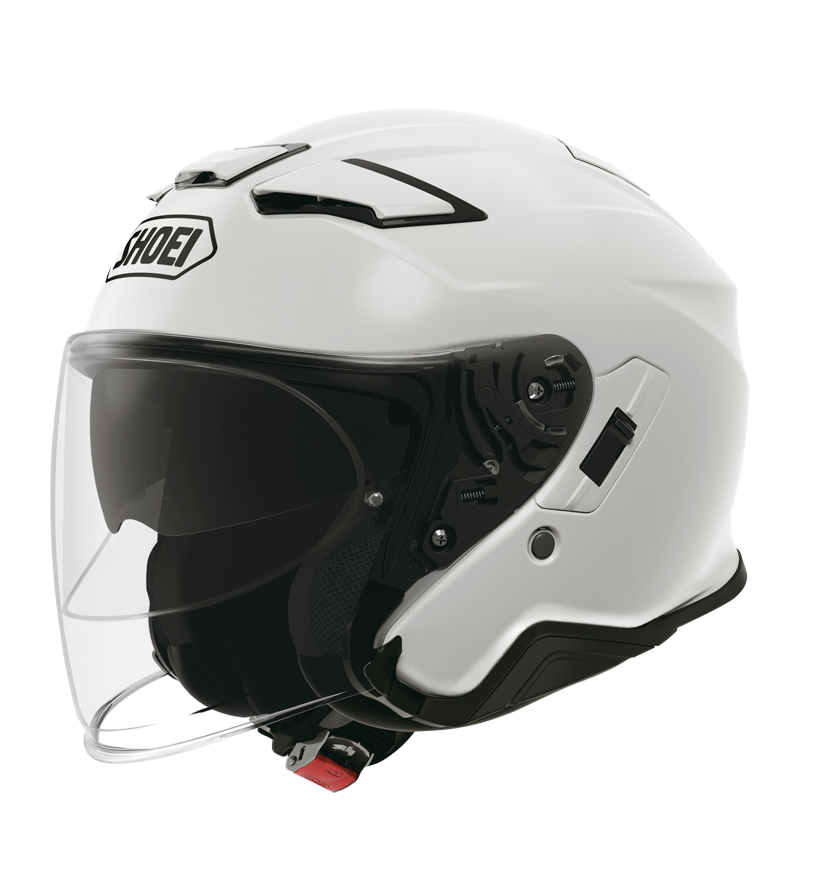 Casco Moto Jet Negro con Gafas Protectoras Integradas Talla S