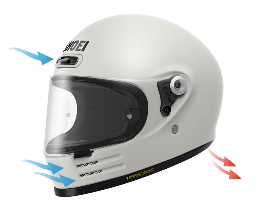 MOTOCICLETA casco integral GT-II BLANCO DE AIRE XXL - SHOEI